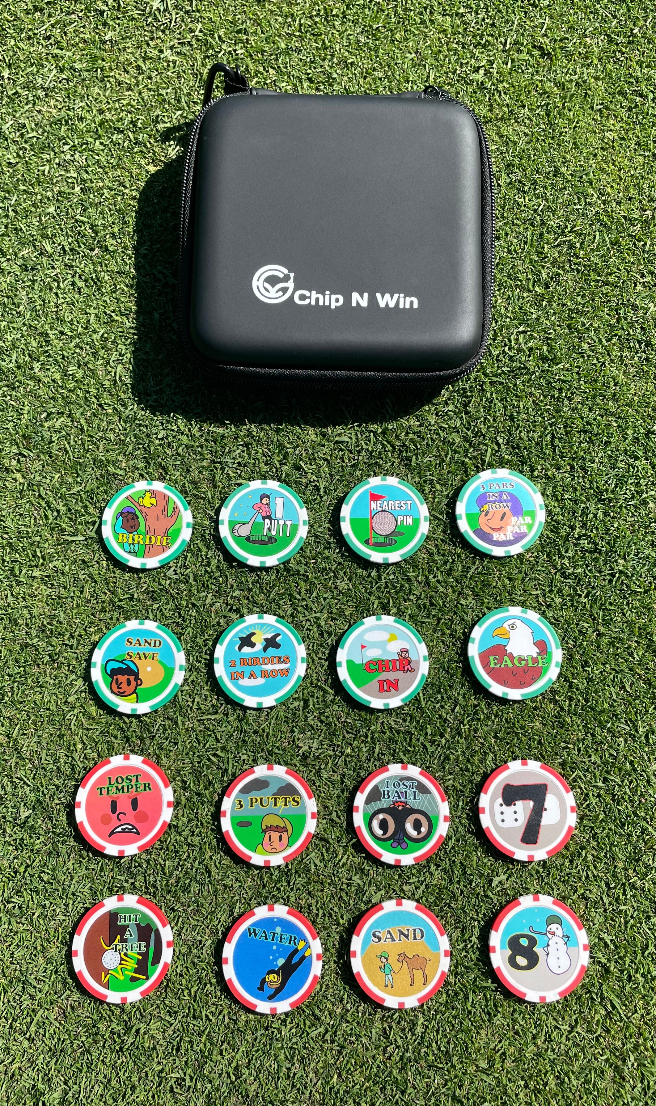Chip n Win Chips and Case